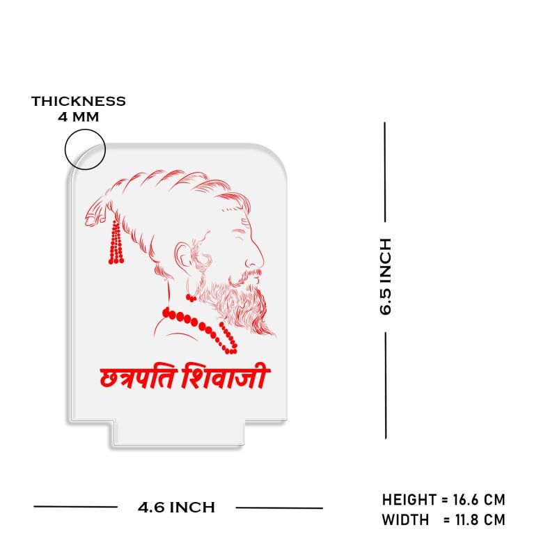 Chhatrapati Shivaji Maharaj Led Night lamp with Warm White Color